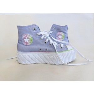Converse Chuck Taylor All Star Y2K Lift Hi X2 Platform Pastel Purple Sneaker 6.5